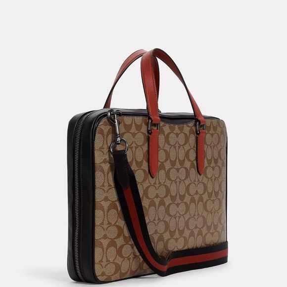 Coach Graham Slim Laptop Satchel - Picture 1 of 5